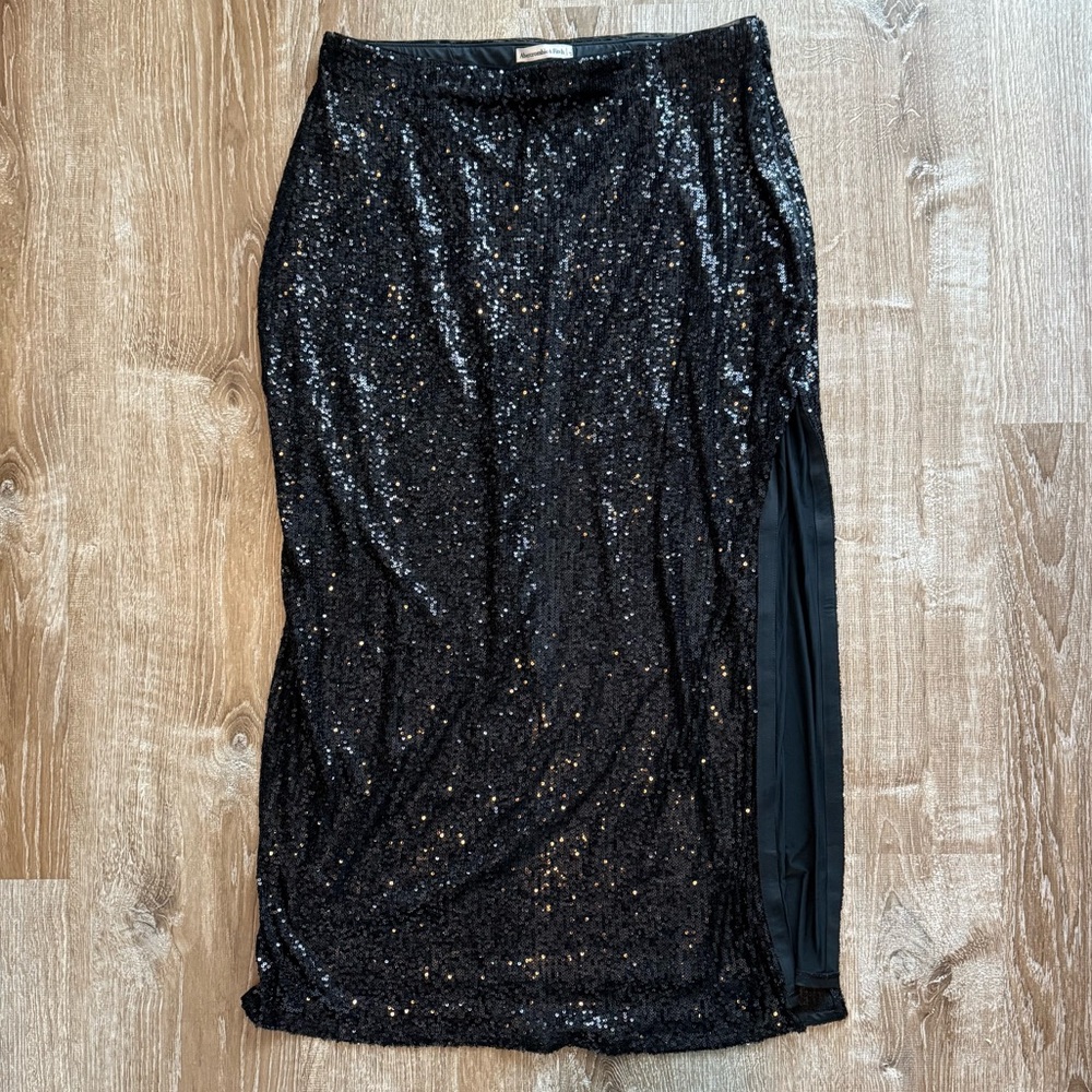 A&F Sequin Maxi Skirt